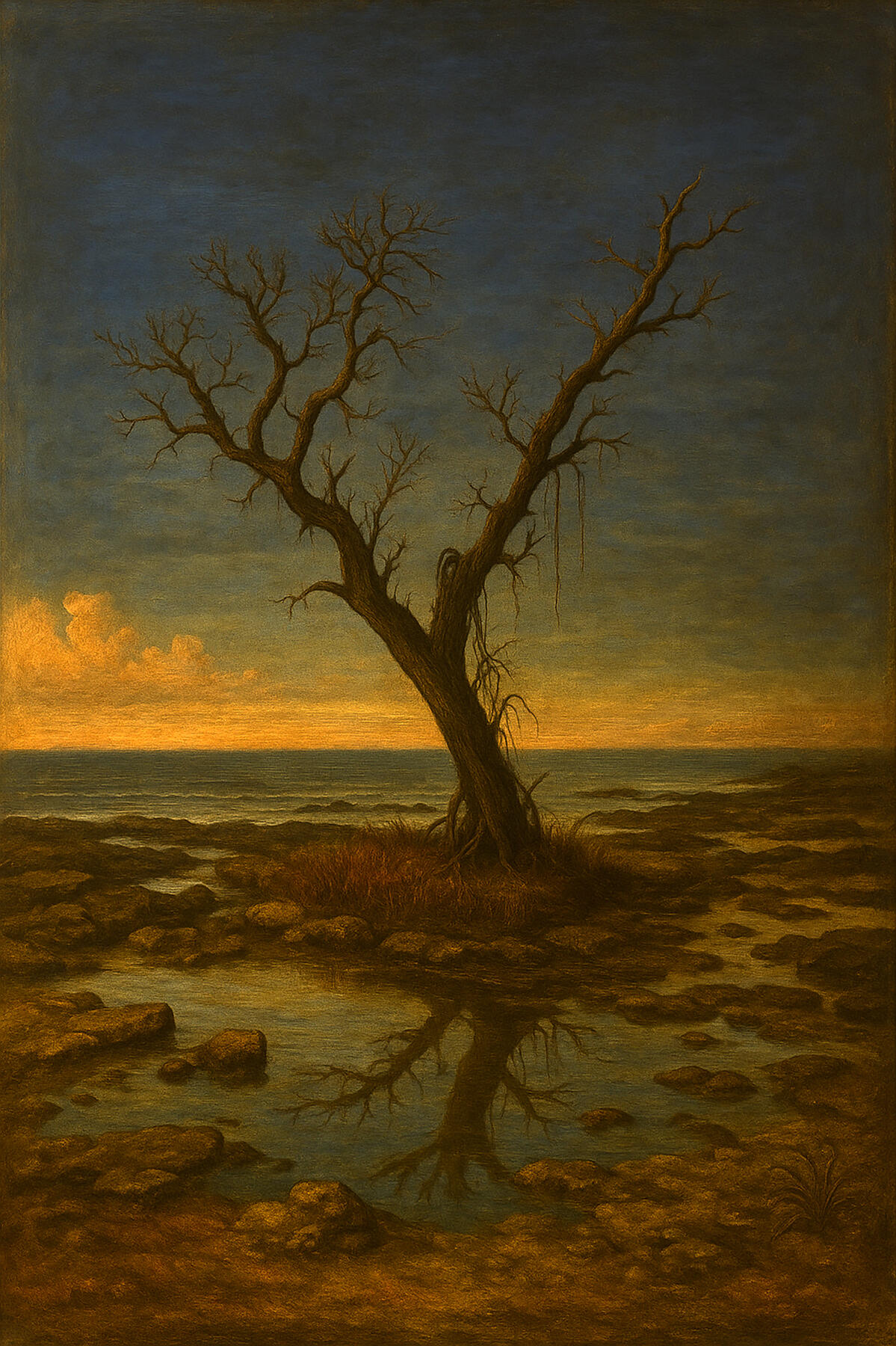 Lone Tree by the Sea